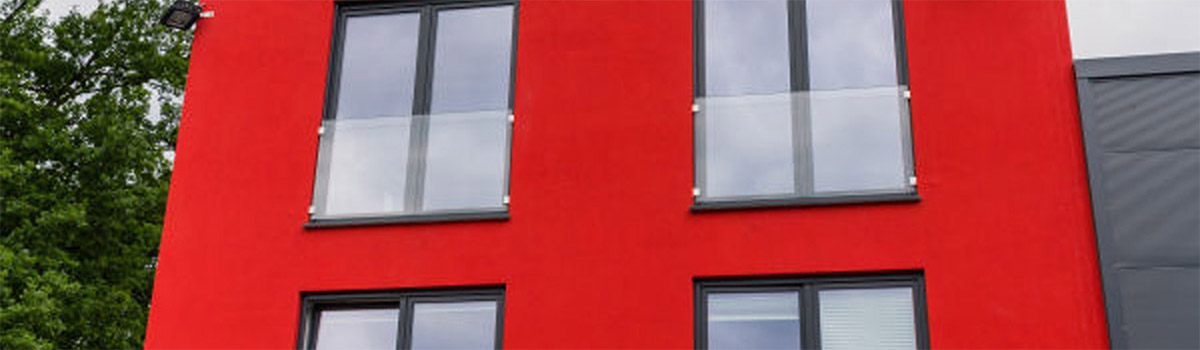 Glas-Fensterbrüstung