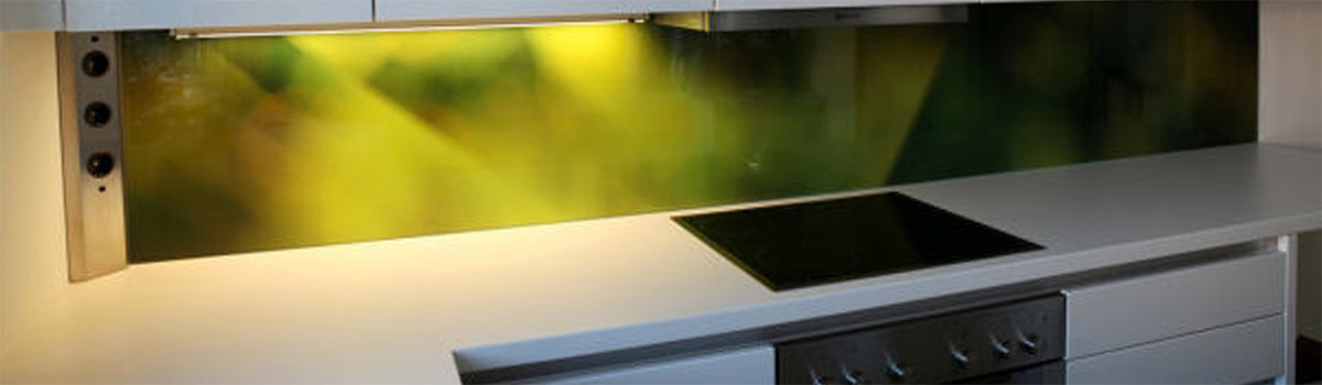 Glas-Küchenrückwand